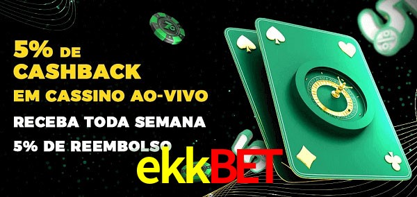 Promoções do cassino ao Vivo ekkbet